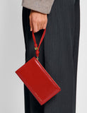 Katie Loxton Faux Leather Braided Wristlet Purse