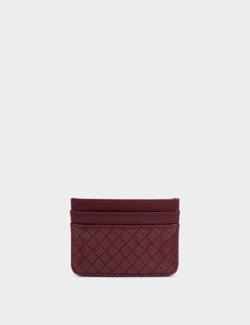 Katie Loxton woven cardholder compact with gold-tone hardware, UK version