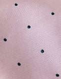 Hawes & Curtis polka dot pure silk tie 8cm - British product