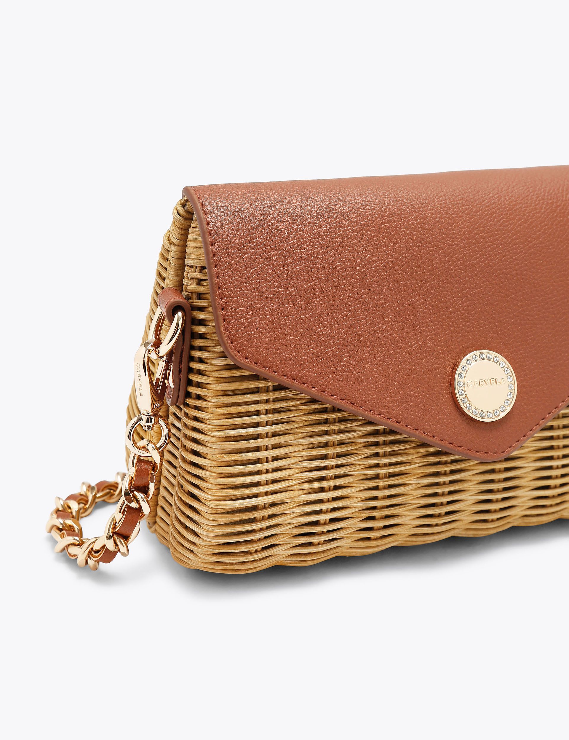 Woven Mini Cross Body Bag