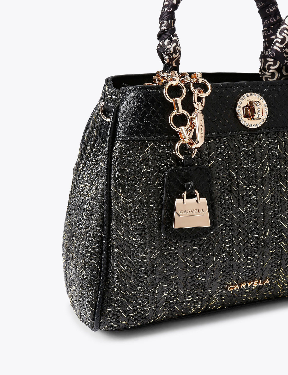 Carvela Metallic Henkeltaschen-Tasche