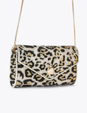 Carvela leopard print clutch bag, imported from the UK