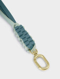 Katie Loxton braided bag charm keyring with gold charm, UK version
