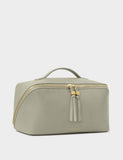 Katie Loxton large personalised toiletry bag with suedette fabric (British brand)