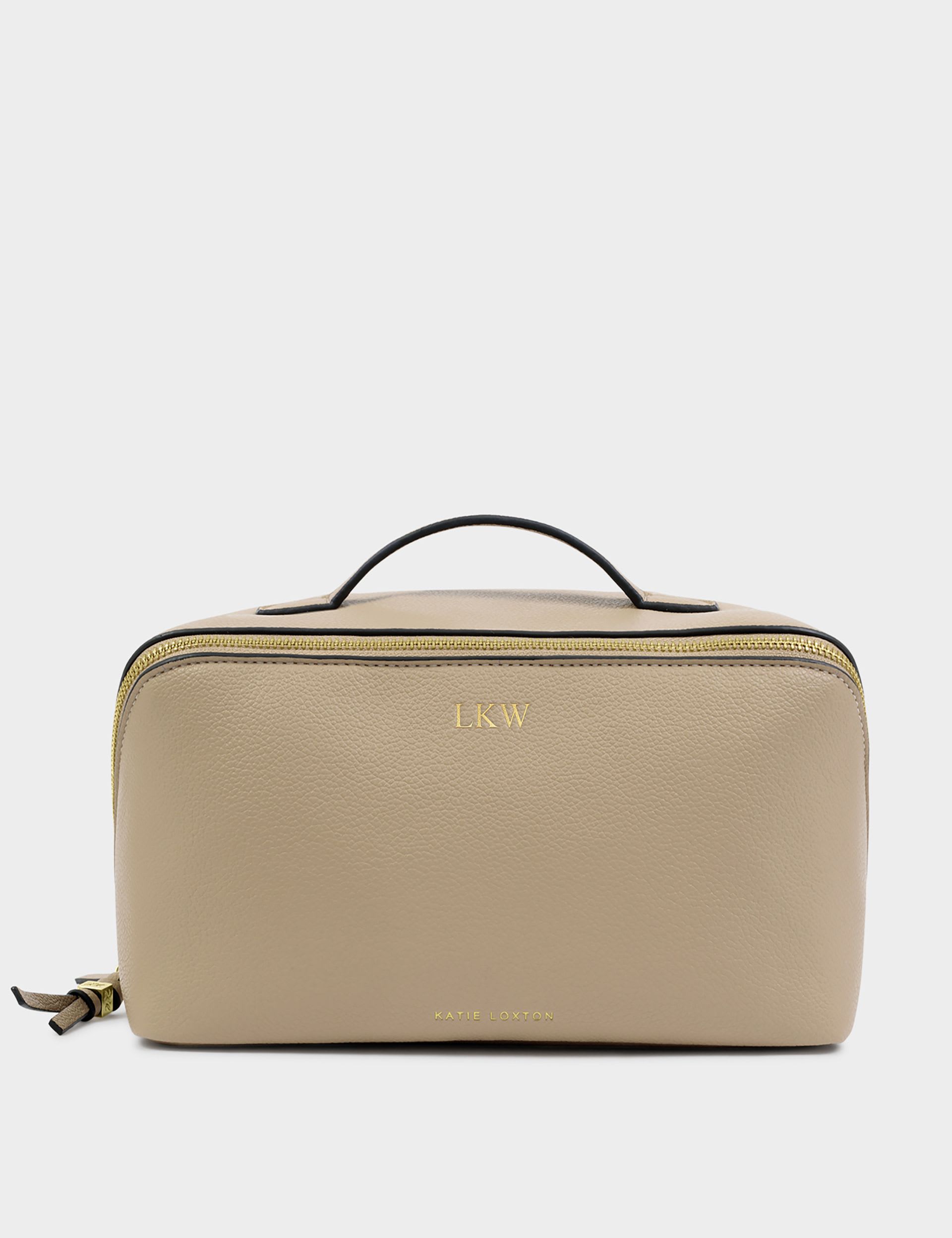 Katie Loxton personalised faux leather toiletry bag 25cm, UK version