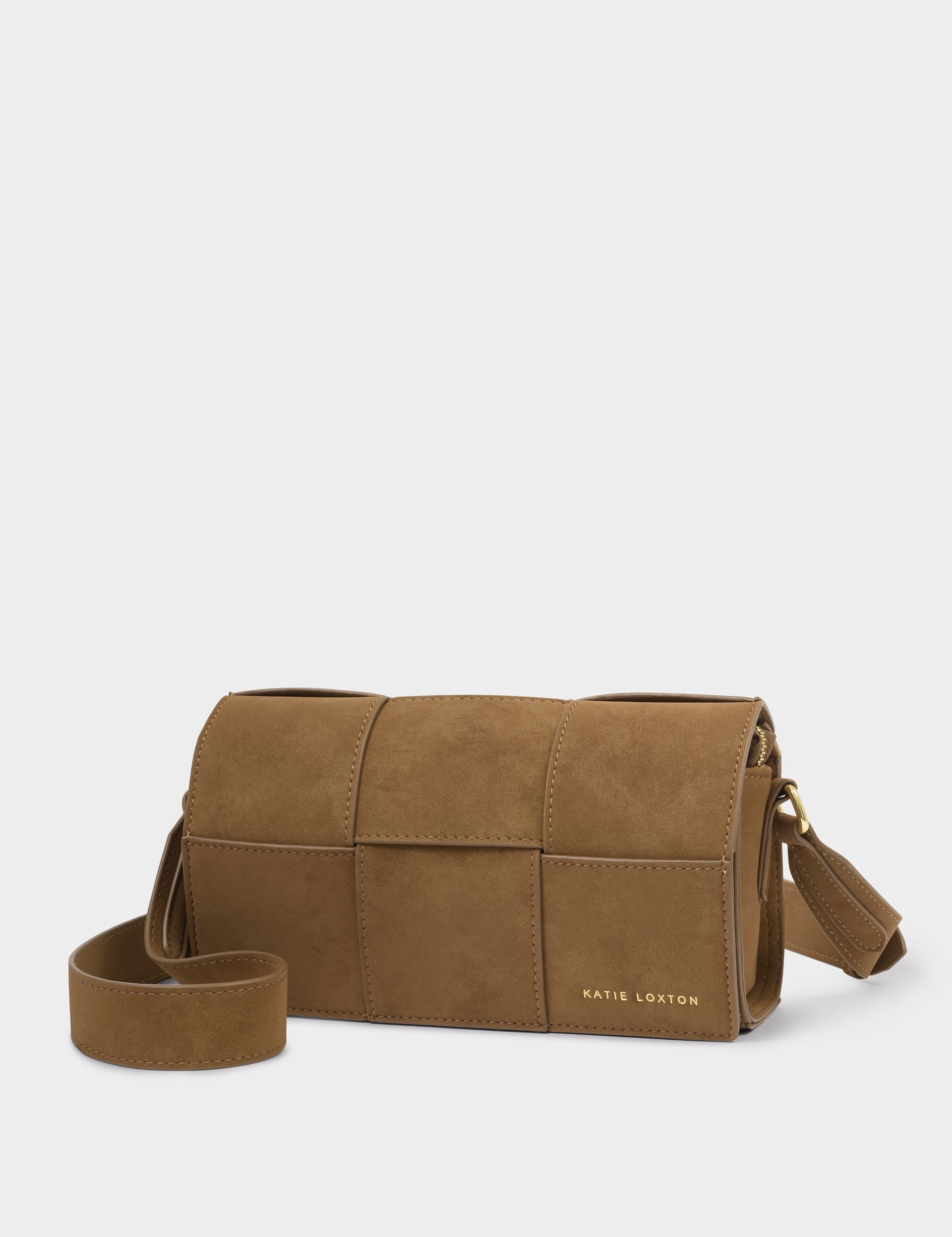 Katie Loxton woven cross body bag with personalisation - British product