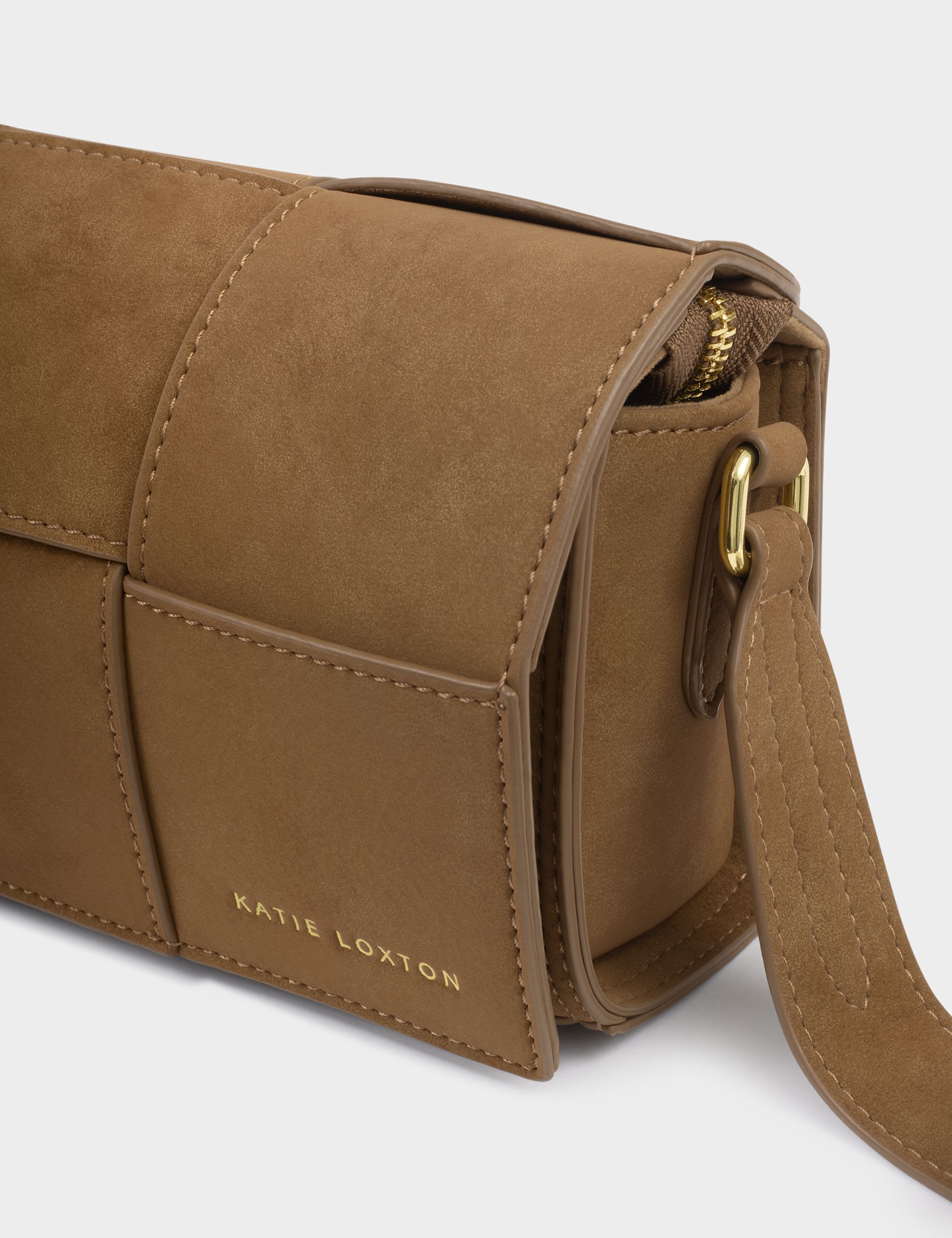 Katie Loxton woven cross body bag with personalisation - British product