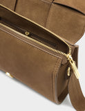Katie Loxton woven cross body bag with personalisation - British product