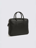 Moss Saffiano briefcase faux leather 86x253mm, imported from the UK