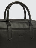 Moss Saffiano briefcase faux leather 86x253mm, imported from the UK