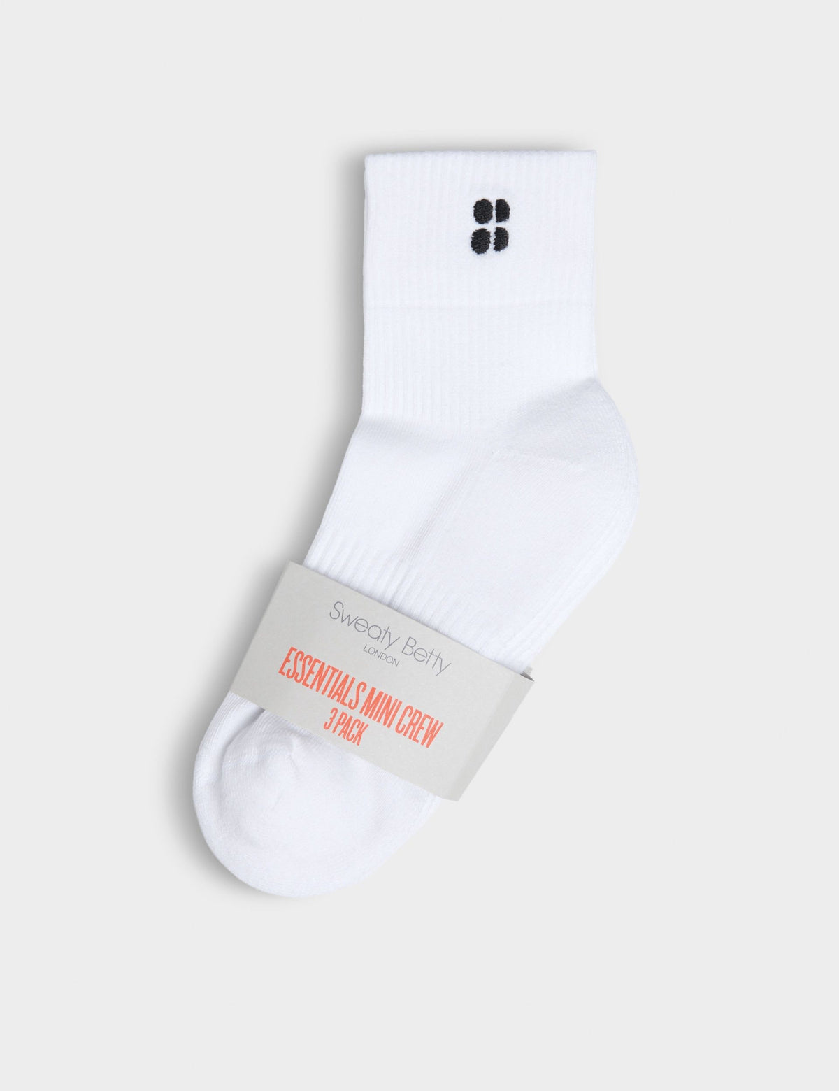 Sweaty Betty 3 Pack Essentials Cotton Rich Ankle High Socks