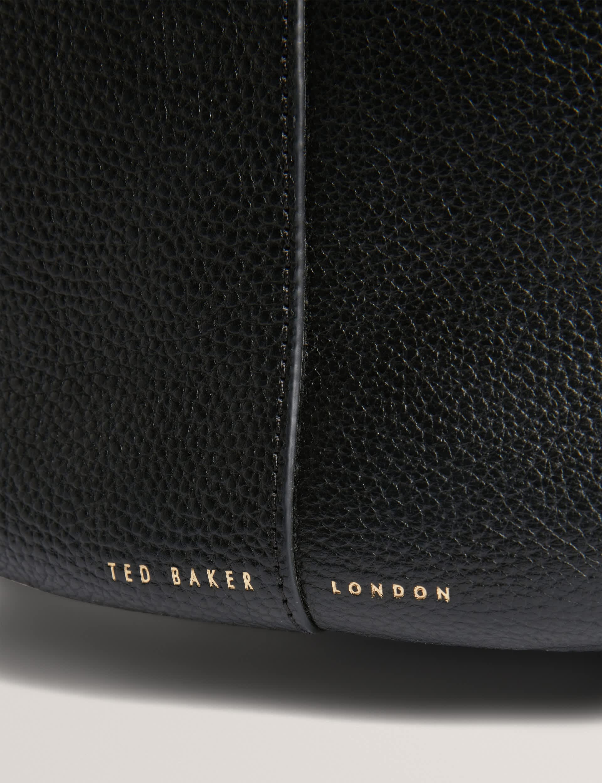 Ted Baker leather bar detail hobo bag, imported from the UK