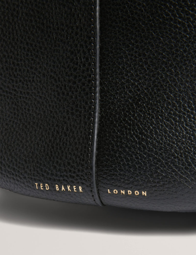 Ted Baker leather bar detail hobo bag, imported from the UK