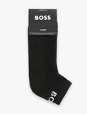 BOSS cotton rich cushioned trainer socks 2 pack - British product