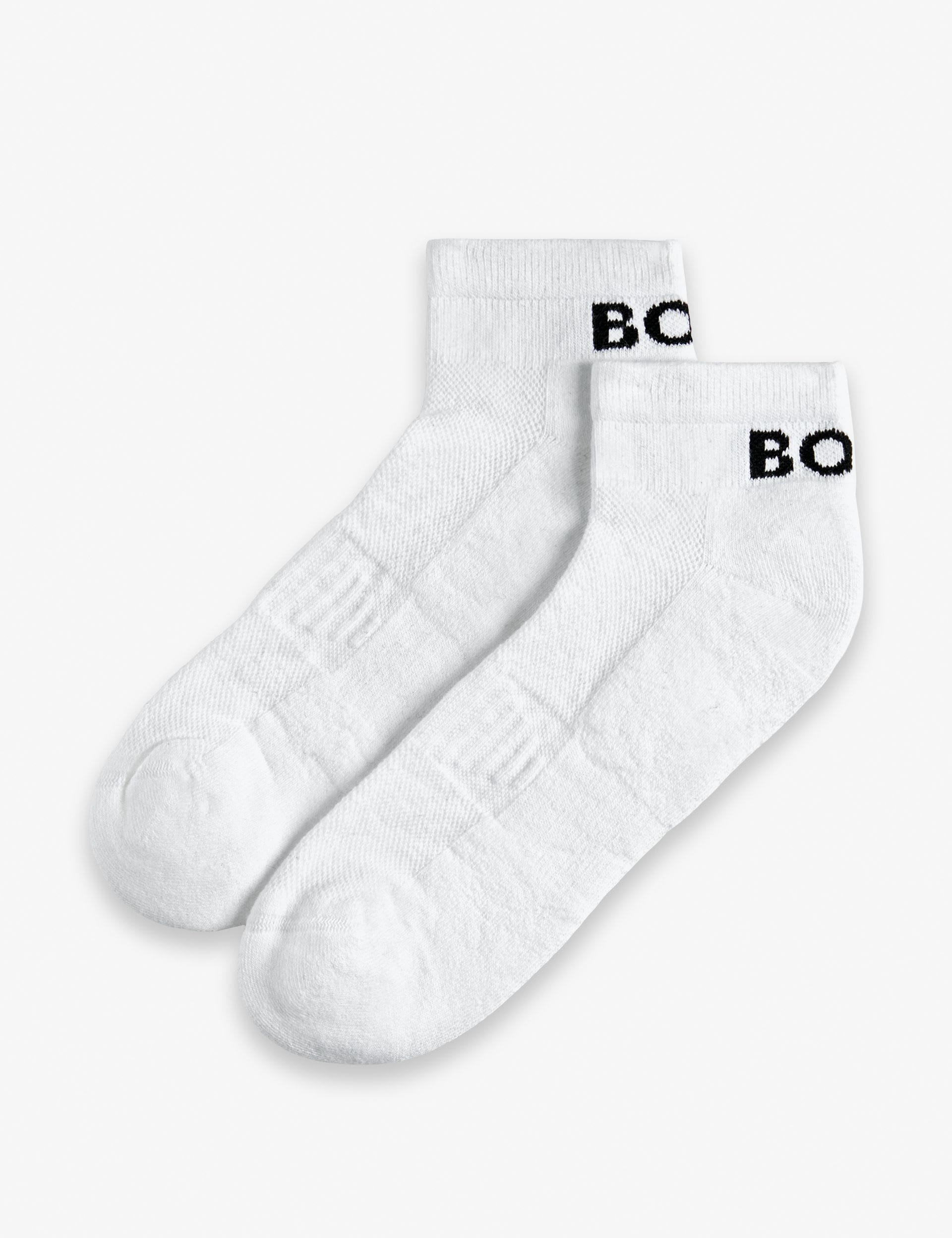 Boss 2 Pack Cotton Rich Cushioned Trainer Socks