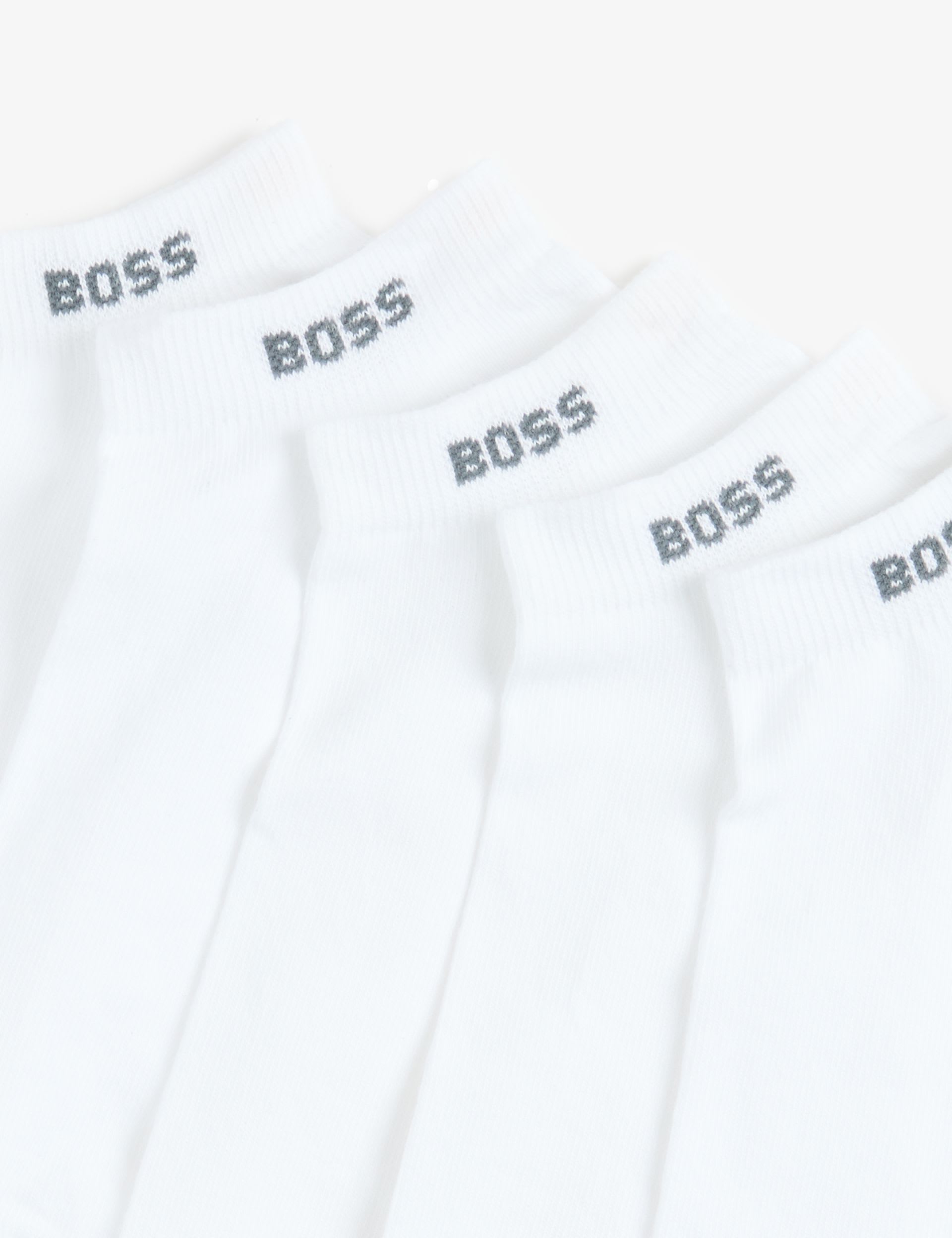 BOSS cotton-rich trainer socks 5 pack, UK version