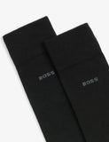 BOSS logo cotton rich socks 2-pack - British product