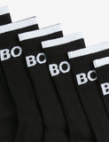 BOSS 6 pack striped ankle socks, imported from the UK