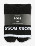 BOSS 6 pack striped ankle socks, imported from the UK
