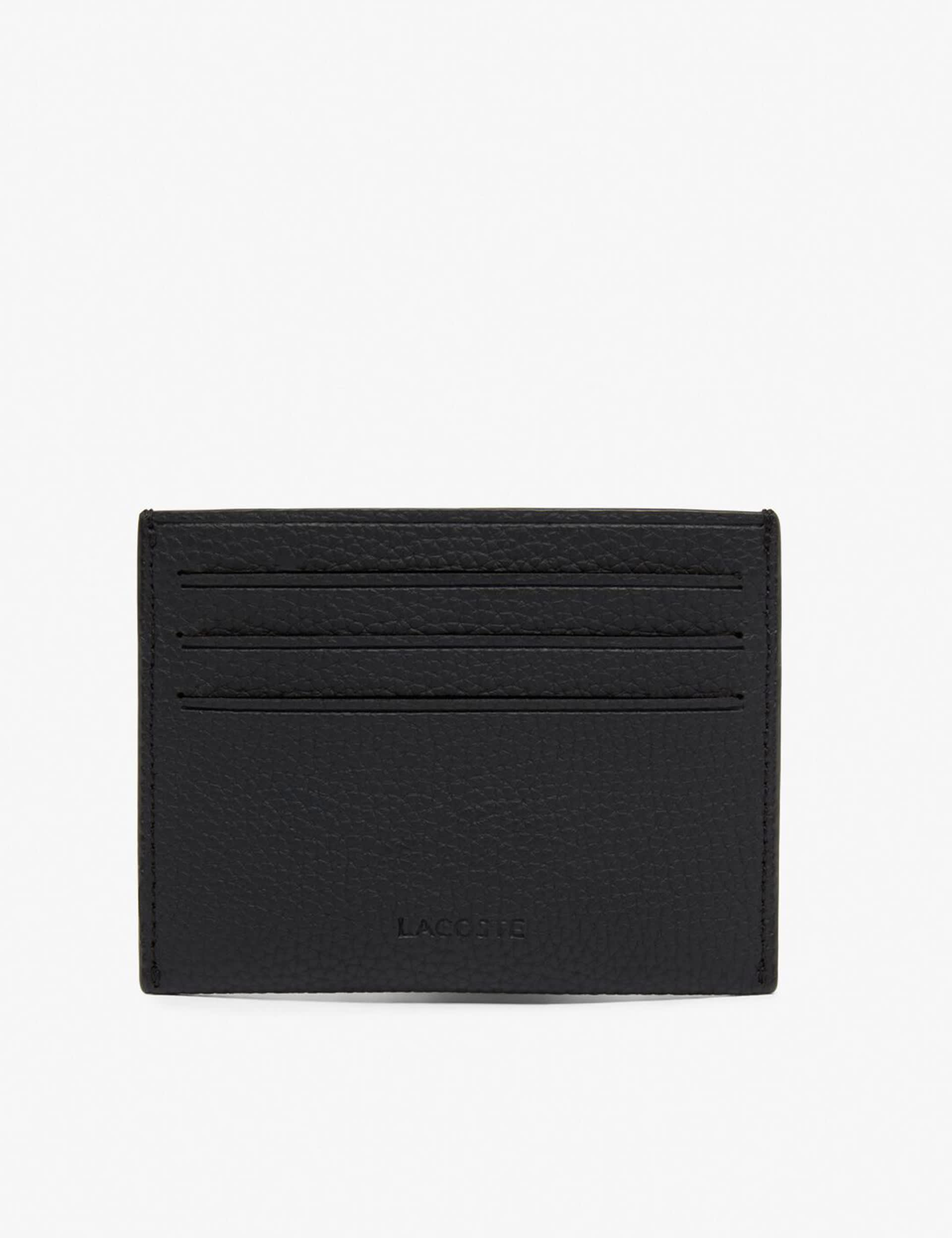 Lacoste faux leather cardholder with multiple card slots (British brand)