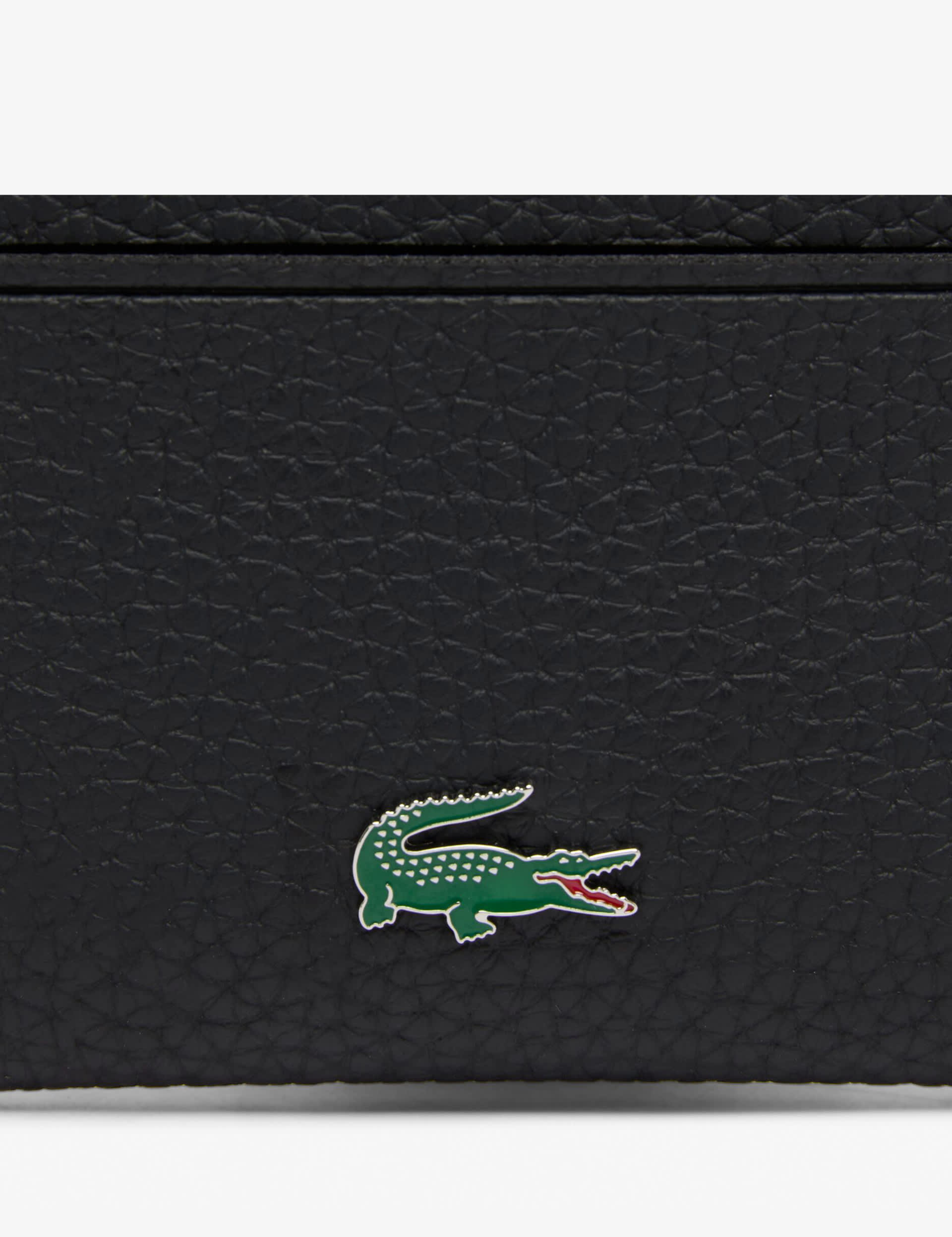 Lacoste faux leather cardholder with multiple card slots (British brand)
