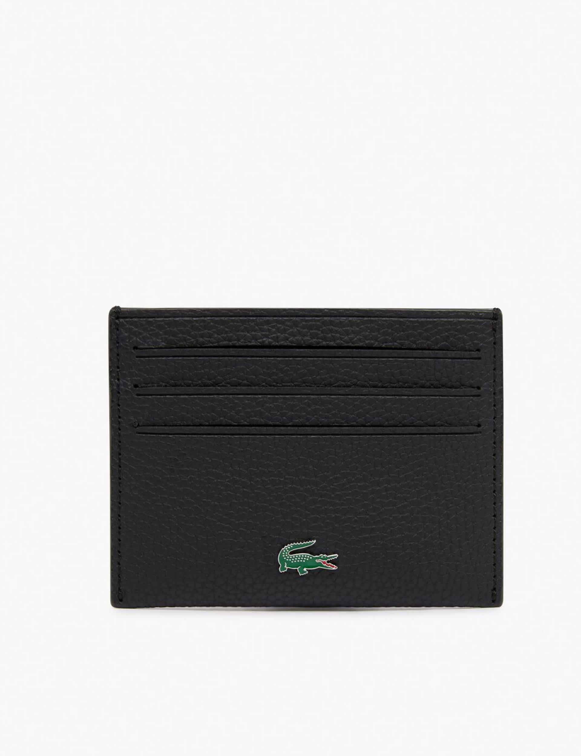 Lacoste faux leather cardholder with multiple card slots (British brand)