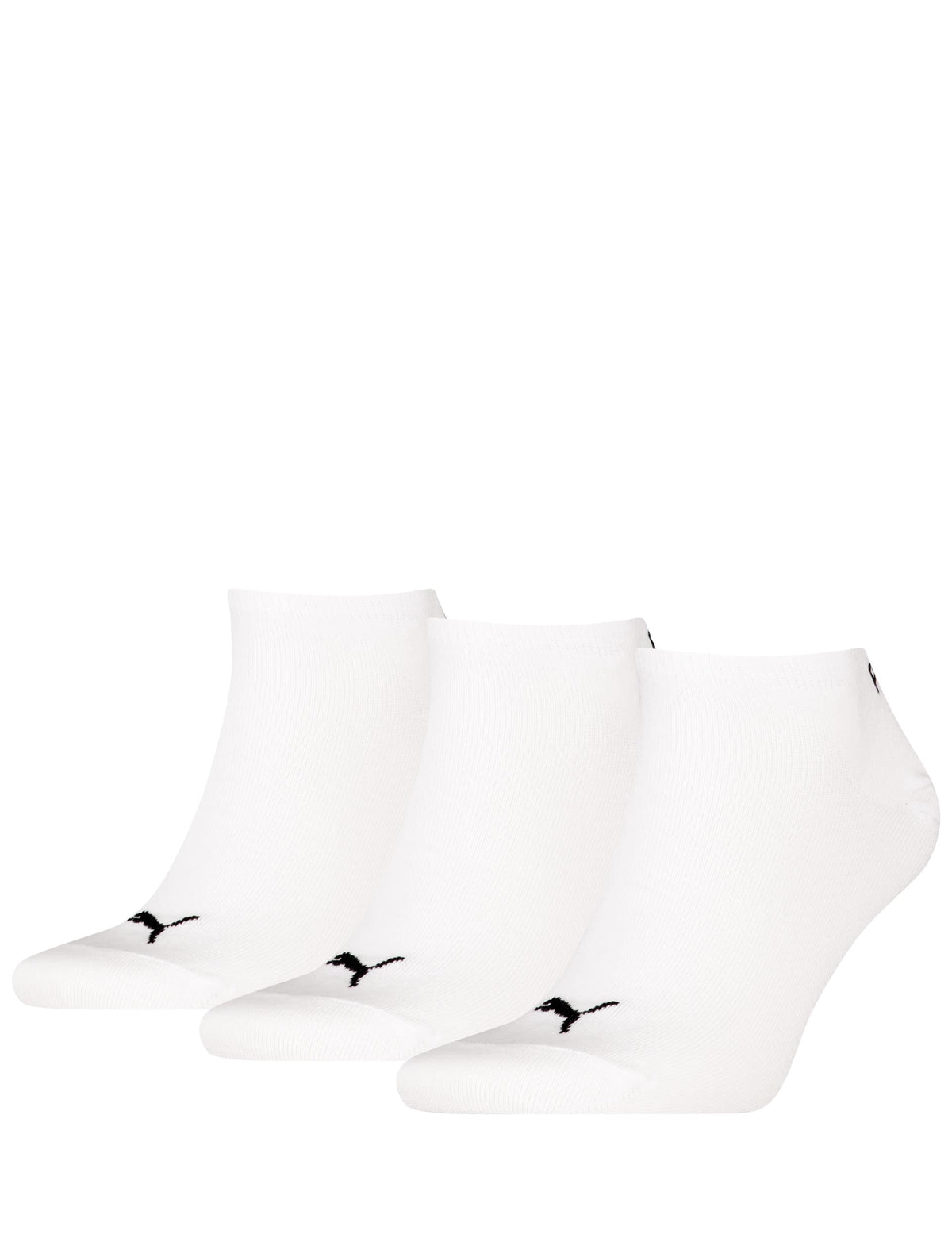 Puma unisex cotton rich trainer socks 3-pack, imported from the UK