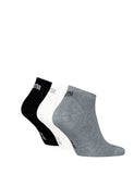 Puma cotton rich trainer socks 3 pack assorted - British product