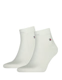 Tommy Hilfiger 2 Pack Cotton Rich Quarter Socks