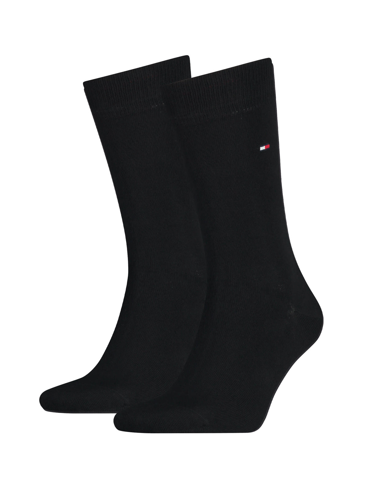 Tommy Hilfiger cotton rich socks 2 pack with embroidered logo - British product