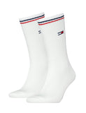 جوارب رياضية Tommy Hilfiger عبوة من 2 بأطراف مخططة (ماركة بريطانية)
