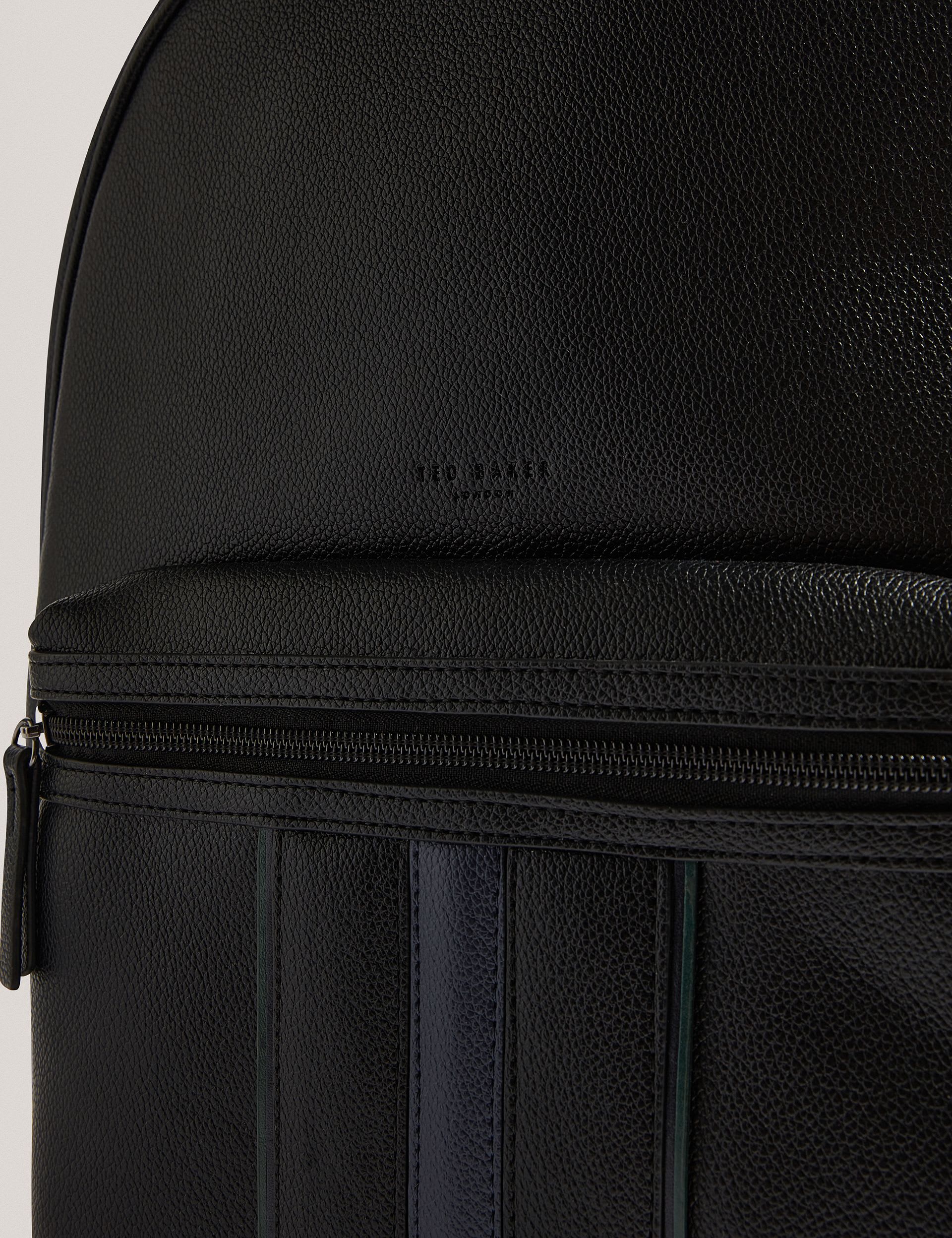 Ted Baker Stripe backpack with adjustable straps, imported from the UK