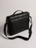 Ted Baker buckle messenger bag with checked pattern, UK version