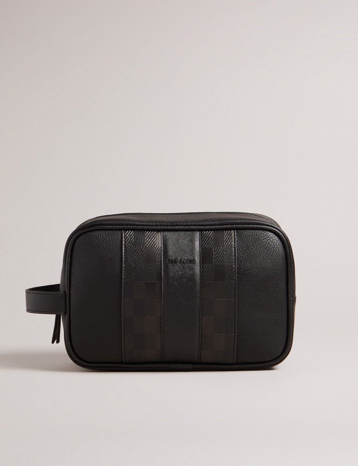 Ted Baker faux leather washbag with carry handle - British product