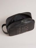 Ted Baker faux leather washbag with carry handle - British product