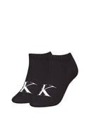 Calvin Klein monogram trainer socks 2 pack, imported from the UK