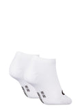 Calvin Klein 2 Pack Cotton Rich Monogram Logo Trainer Socks