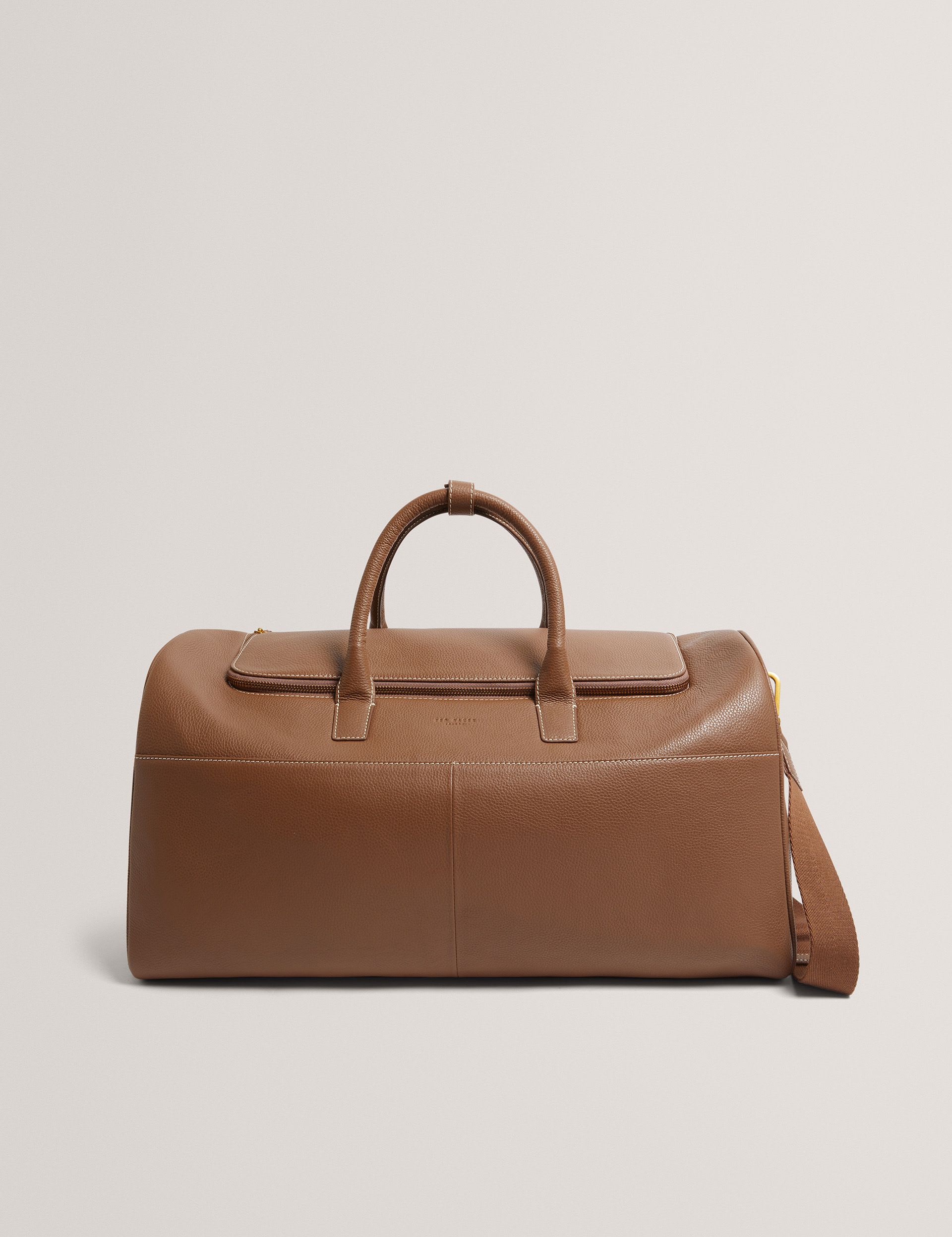 Ted Baker leather pebble grain weekend bag (British brand)
