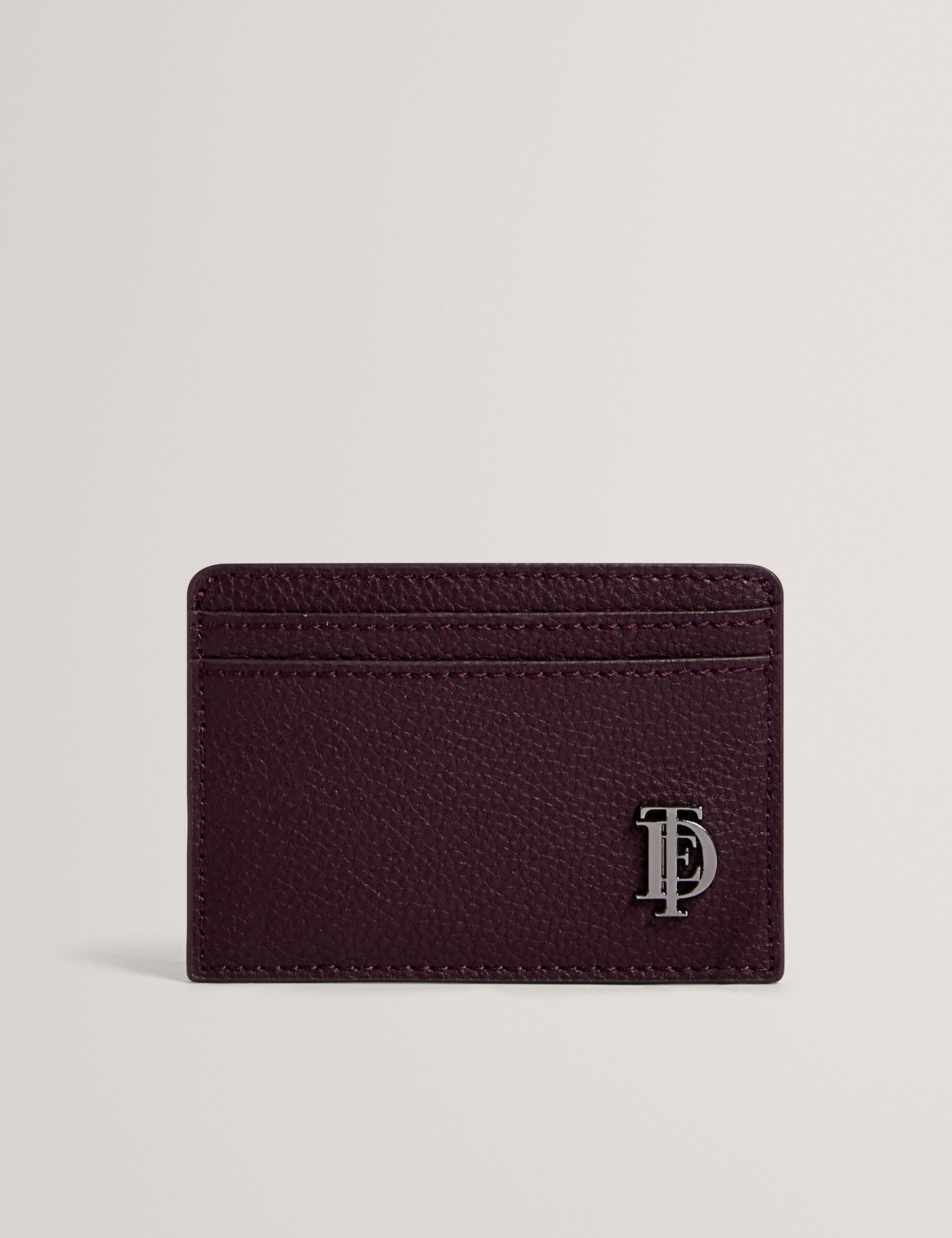 Ted Baker pebbled leather card holder 7x10cm - British product