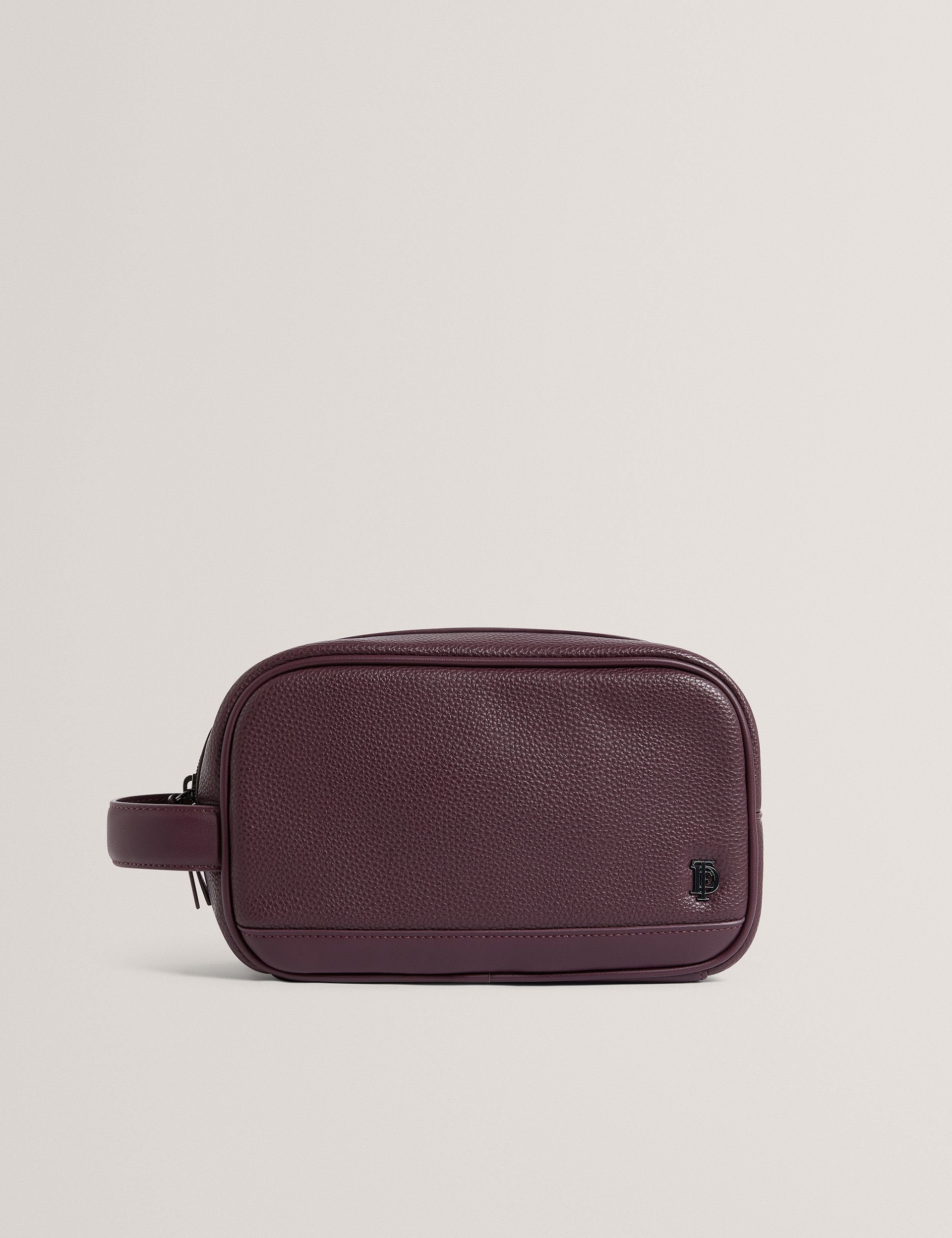 Ted Baker textured faux leather washbag, UK version