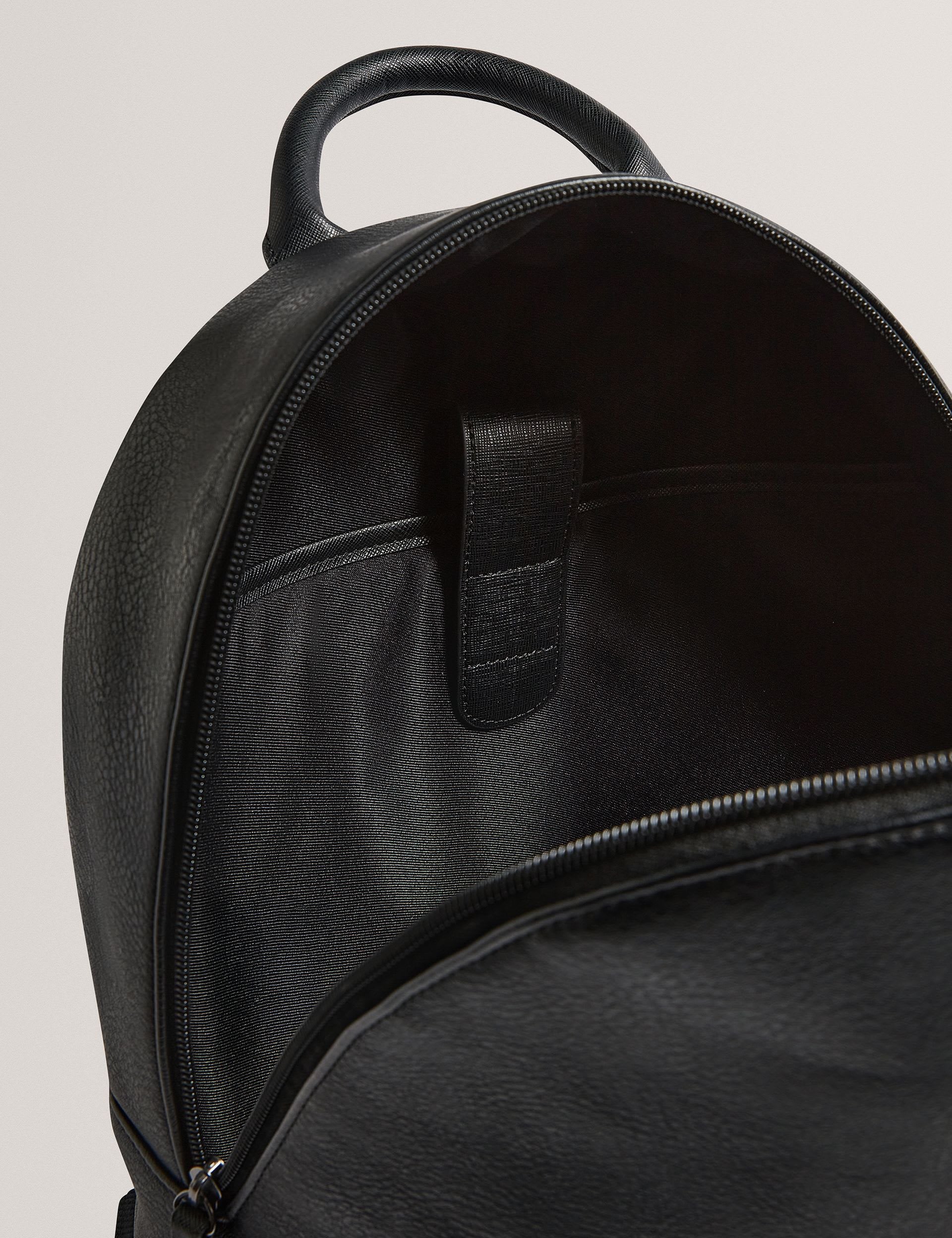 Ted Baker faux leather checked backpack, UK version