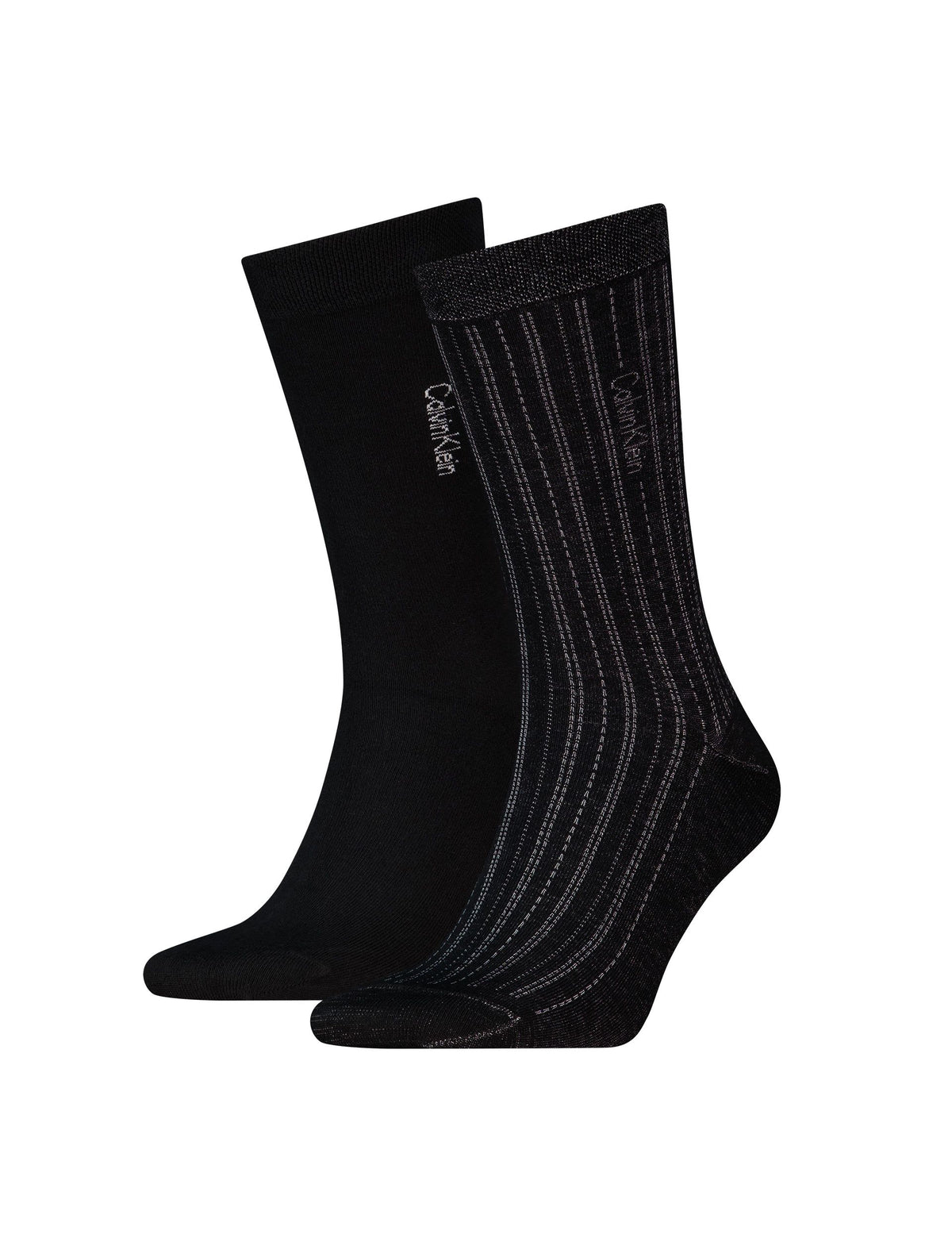 Calvin Klein cotton rich patterned socks 2 pack (British brand)