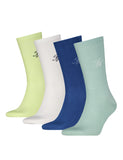 Tommy Hilfiger Monogramm Baumwollreiche Socken 4er-Pack - Britisches Produkt
