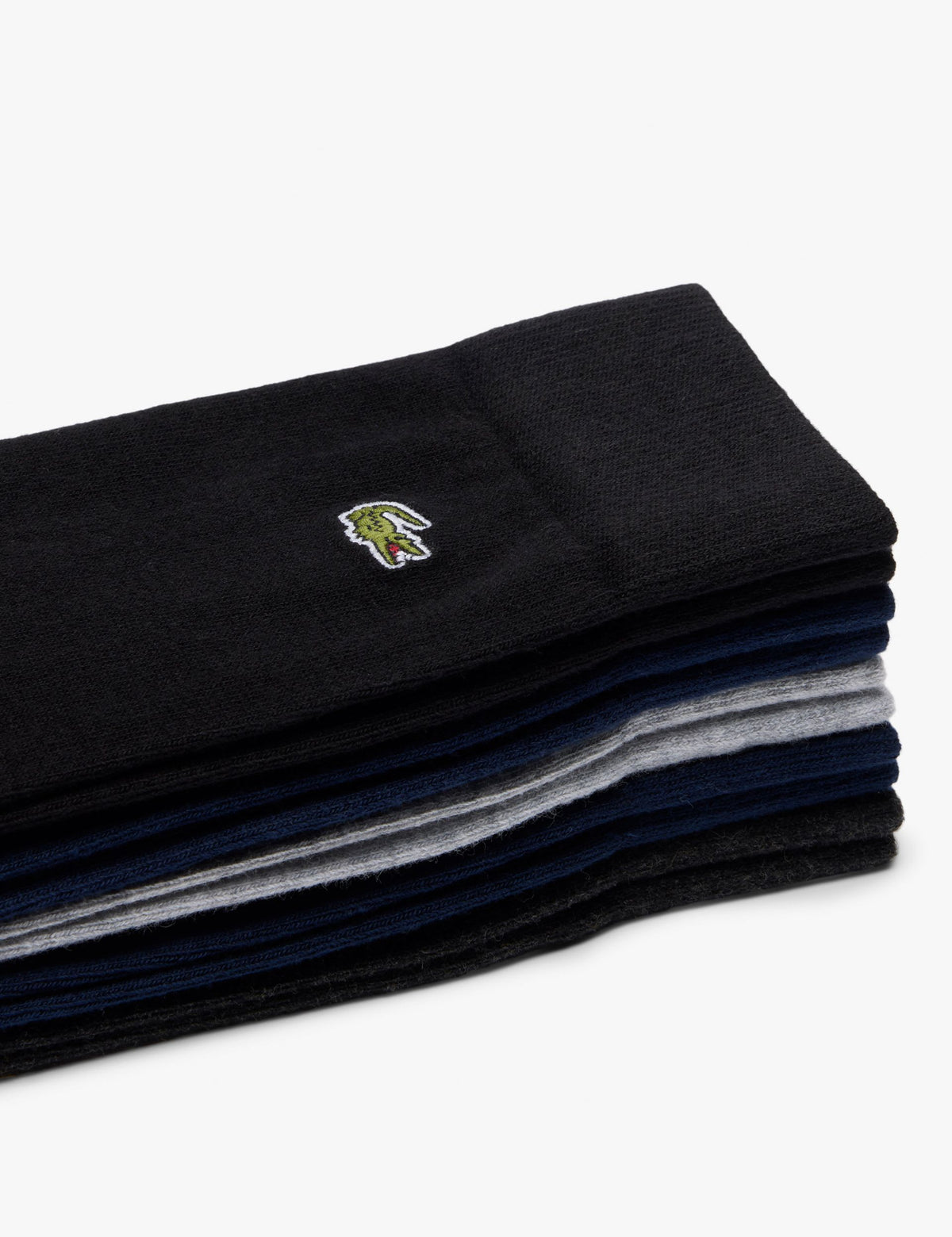 Lacoste 5 Pack Cotton Rich Trainer Socks