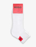 HUGO cotton rich ribbed socks 3 pack (British brand)