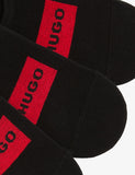 3 Pack Logo Label Cotton Rich Trainer Socks