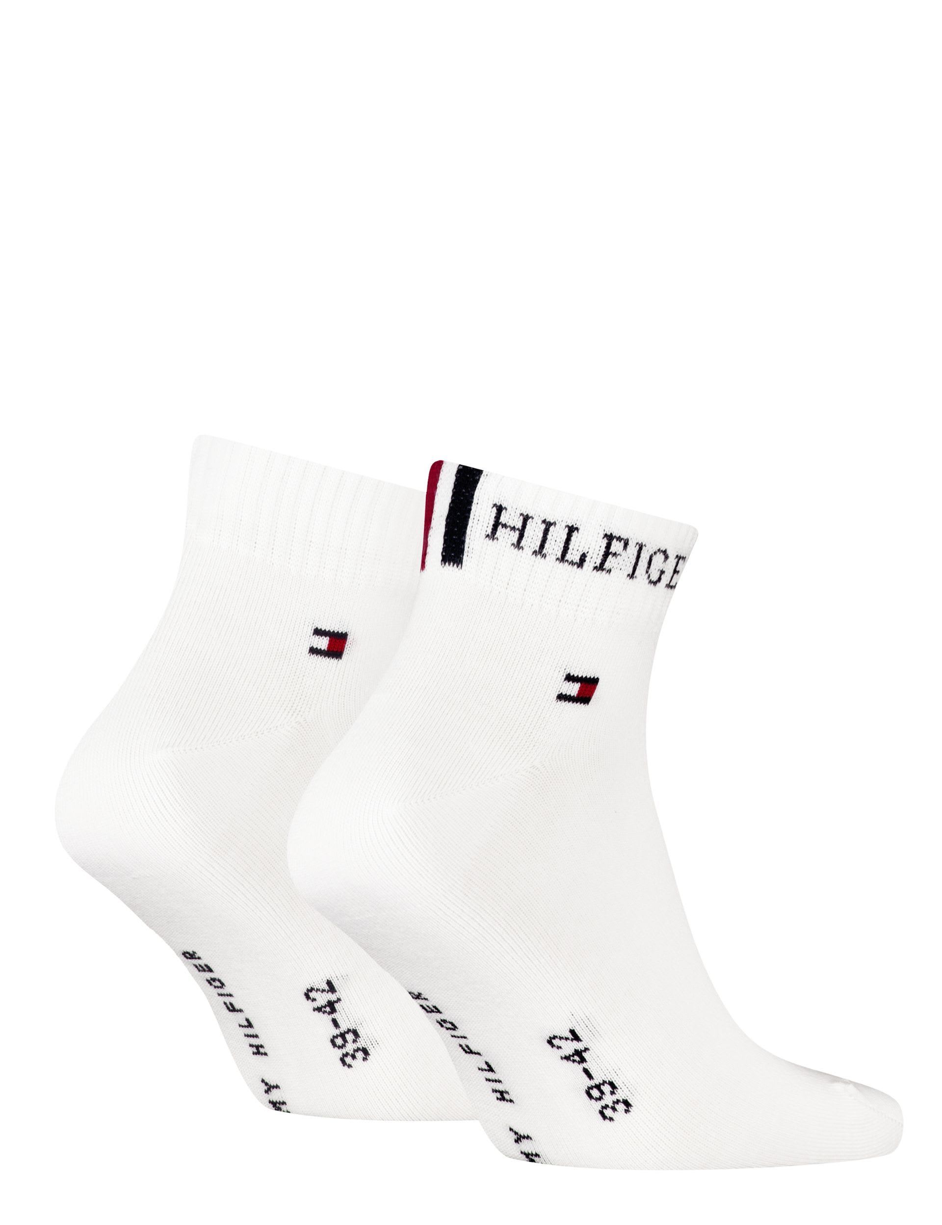 Tommy Hilfiger cotton rich quarter socks 2 pack (British brand)