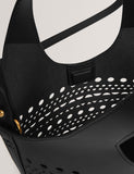 Ted Baker leather tote bag with laser-cut pattern (British brand)
