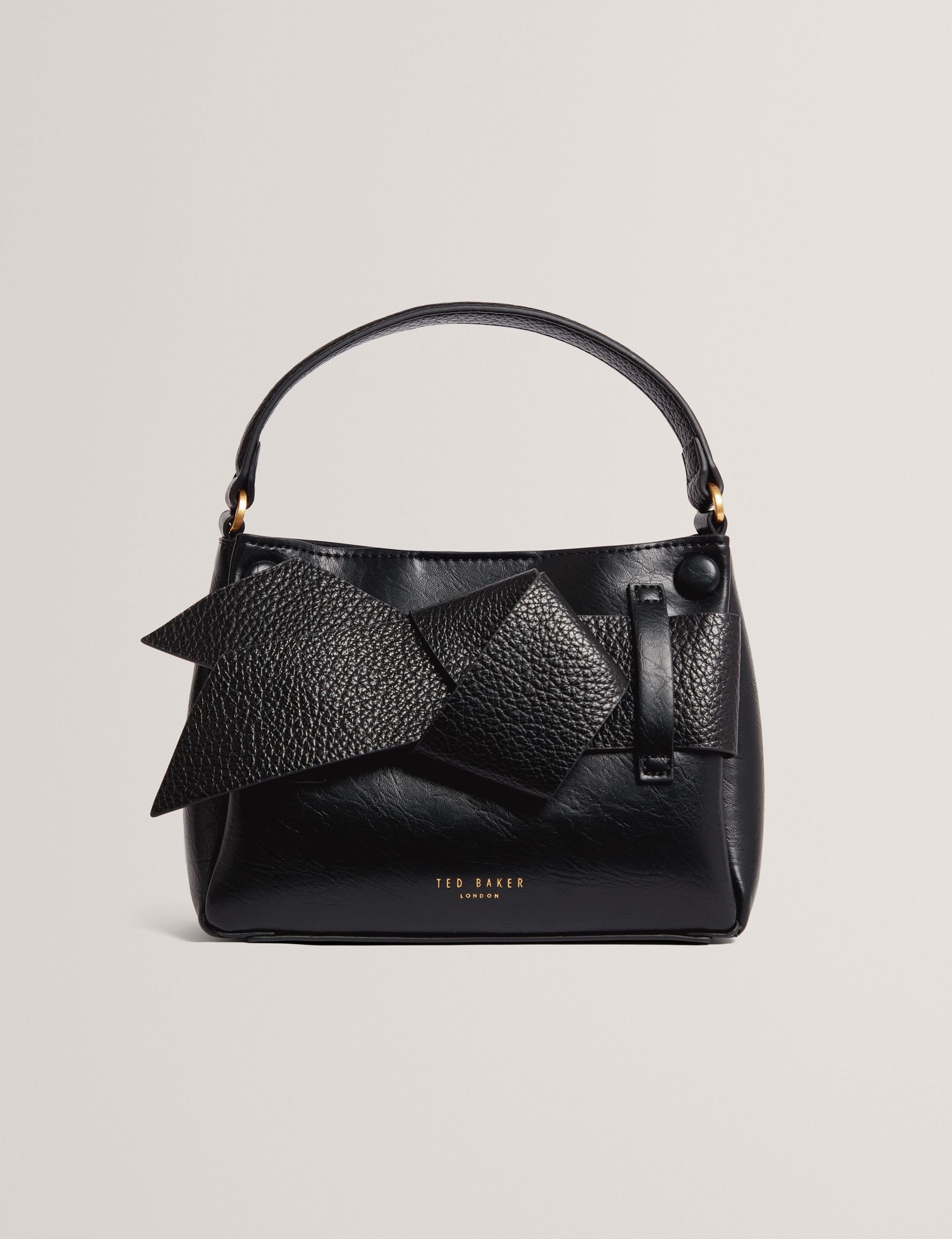 Ted Baker faux leather knot bow mini grab bag - British product