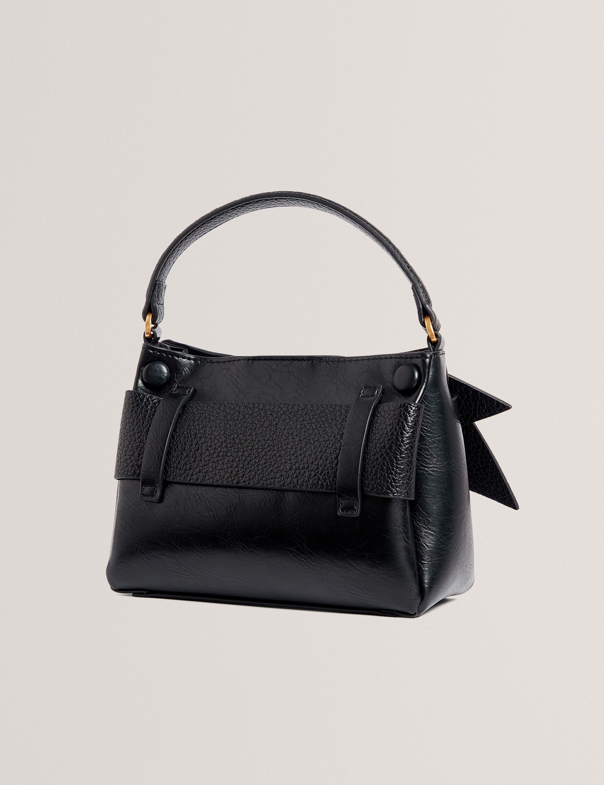 Ted Baker faux leather knot bow mini grab bag - British product
